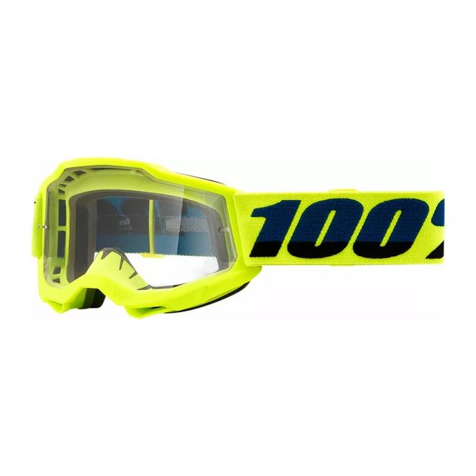 100% MX Goggles Accuri 2 Youth Yellow Clear